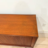 J Clausen for Brande Teak Tambour Door Buffet