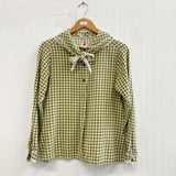 60s/70s Yellow Flannel Scout Top