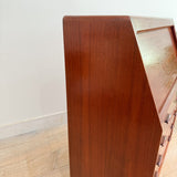 Danish Teak Roll Top Vanity by Dyrlund