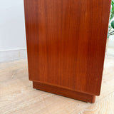 Danish Teak Roll Top Vanity by Dyrlund