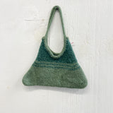 Felt Green Handmade Purse