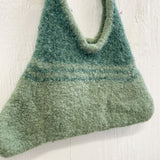 Felt Green Handmade Purse