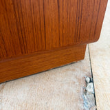 Danish Teak Roll Top Vanity by Dyrlund