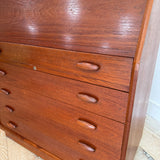 Danish Teak Roll Top Vanity by Dyrlund