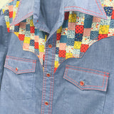 Blue Western Shirt - S