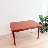 Danish Teak Expandable Dining Table