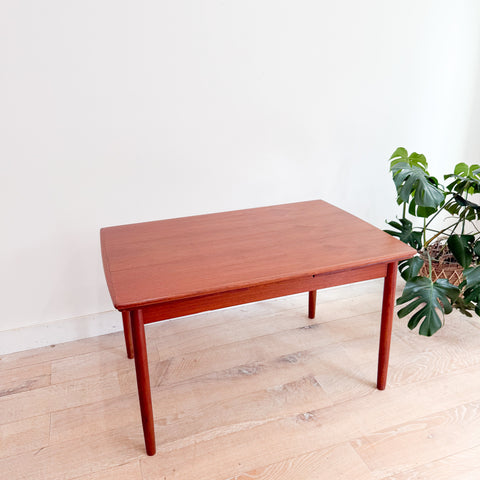 Danish Teak Expandable Dining Table