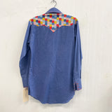 Blue Western Shirt - S