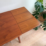 Danish Teak Expandable Dining Table
