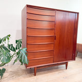 Danish Teak Falster Armoire (B)