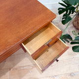 Danish Teak Desk w/ Open Shelf on Back
