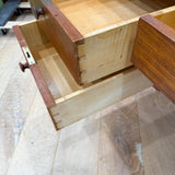 Danish Teak Desk w/ Open Shelf on Back
