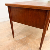 Danish Teak Desk w/ Open Shelf on Back
