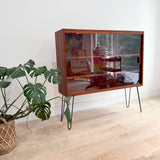 Danish Teak Curio Cabinet