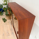 Danish Teak Curio Cabinet