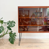 Danish Teak Curio Cabinet