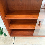 Danish Teak Curio Cabinet
