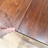 Lane Walnut Round Dining Table - 2 Leaves