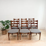 Set of 6 Lane Rhythm Dining Chairs - New Upholstery