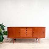 Danish Teak Credenza by Dux