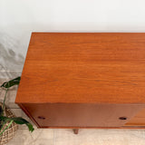 Danish Teak Credenza by Dux