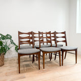 Set of 6 Lane Rhythm Dining Chairs - New Upholstery