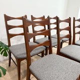 Set of 6 Lane Rhythm Dining Chairs - New Upholstery