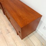 Danish Teak Credenza by Dux