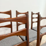 Set of 6 Lane Rhythm Dining Chairs - New Upholstery