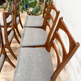 Set of 6 Lane Rhythm Dining Chairs - New Upholstery