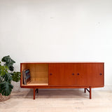 Danish Teak Credenza by Dux