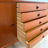 Danish Teak Credenza by Dux