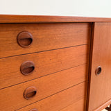 Danish Teak Credenza by Dux