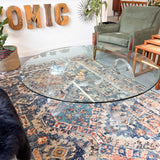 Vintage Coffee Table w/ Lucite Base