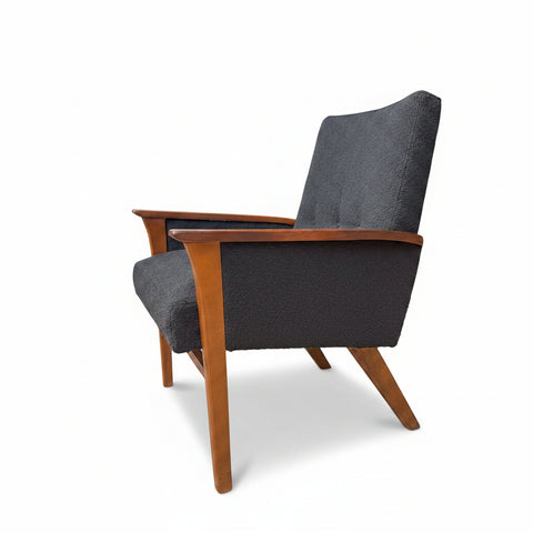 Mid Century Walnut Lounge Chair