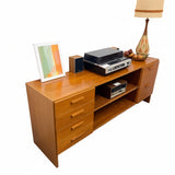 Teak Media/Storage Console