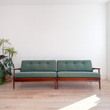 Mid Century 2 Part Sofa - New Upholstery