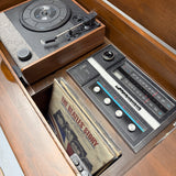 Walnut Brasilia Stereo Console Modern RetroMod