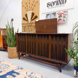 Walnut Brasilia Stereo Console Modern RetroMod