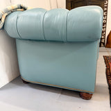 Vintage Leather Chesterfield Loveseat