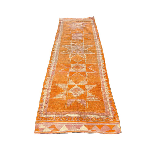 Orange/Mauve Runner 3’2x10’8