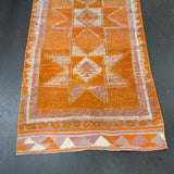 Orange/Mauve Runner 3’2x10’8