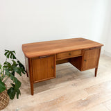 Mid Century Walnut Desk - Made in Sweden