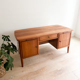 Mid Century Walnut Desk - Made in Sweden