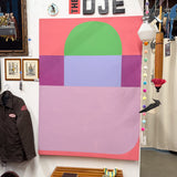 Lucille McBeth Vertical 1974 Abstract Painting