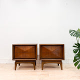 Pair of Mid Century United Nightstands