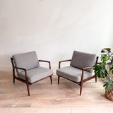 Pair of Kofod Larsen Lounge Chairs