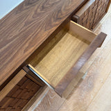 Mid Century Brutalist Tobago Credenza