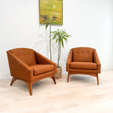 Pair of Kroehler Chairs- New Upholstery