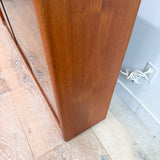 Danish Teak Lighted Curio